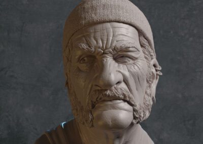 Old Man Sculpt